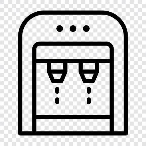 dispenser machine, fluid dispenser, fluid delivery, fluid system icon svg