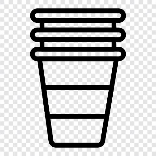 Одинокая чашка, чашка с напитком, бумажная чашка, пластиковая чашка Значок svg