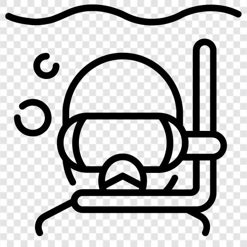 diving, snorkelling, swimming, scuba diving icon svg