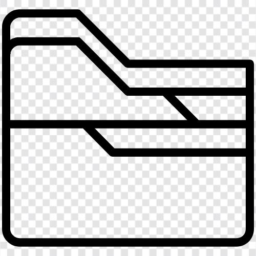 Dokument, Ordner, Datei symbol
