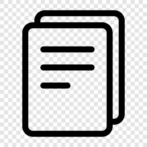 document, data, folder, properties icon svg