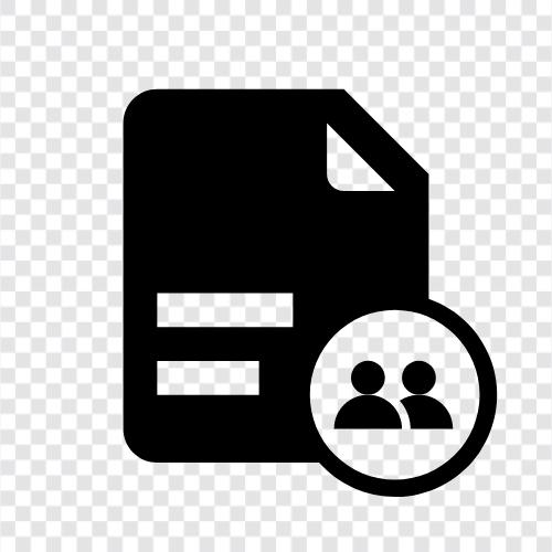 Dokumentenfreigabe, Dokumentenkollaboration, DokumentenfreigabeSoftware, DokumentenfreigabeServices symbol