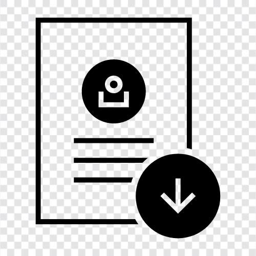 Documentation, Documentation tools, Document management, Document icon svg