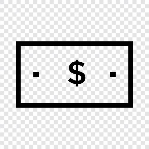 Dollarrechnung, Währung, USDollar, Kanadischer Dollar symbol