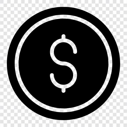 dollar, U.S. dollar, American dollar, Canadian dollar icon svg