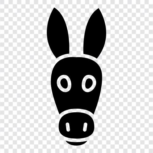 eşek, donkey ikon svg