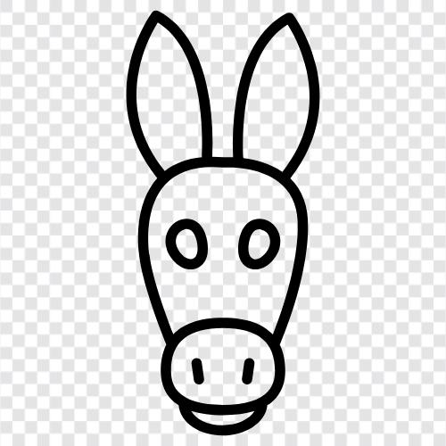 donkey icon svg