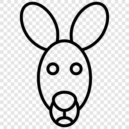 eşek, donkey ikon svg