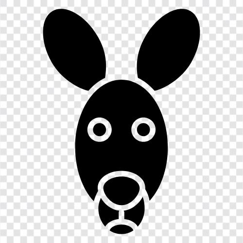 eşek, donkey ikon svg