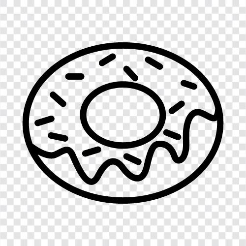 Donut, Doughnut, Donut Shop, Doughnut Shop icon svg