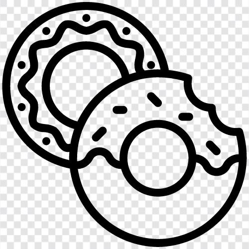 donut shop, donut delivery, donut truck, donut catering icon svg