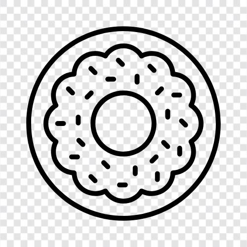 donut, doughnut hole, jelly doughnut, cream doughnut icon svg