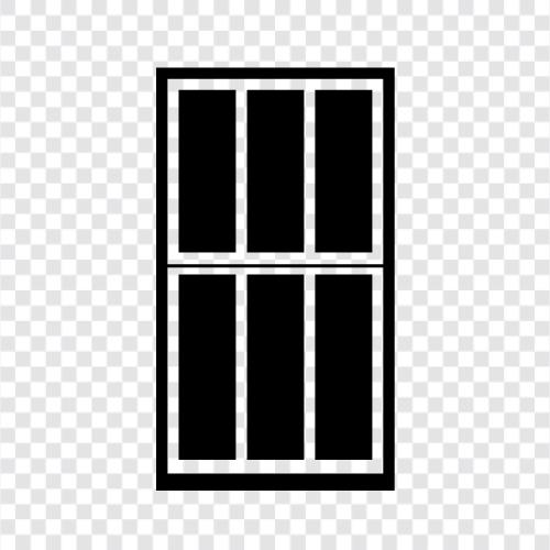 door, glass, screen, window icon svg