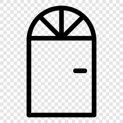 Doorways, Door Frames, Door Hardware, Door Knob icon svg