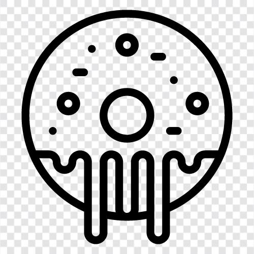 doughnut, fry, fryer, frying icon svg