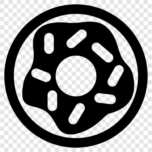 doughnut hole, doughnut shop, doughnut hole shop, doughnut icon svg