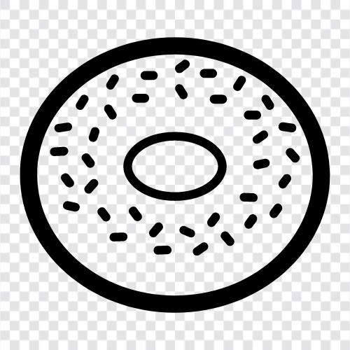 doughnut holes, doughnut shop, doughnut place, Doughnut icon svg