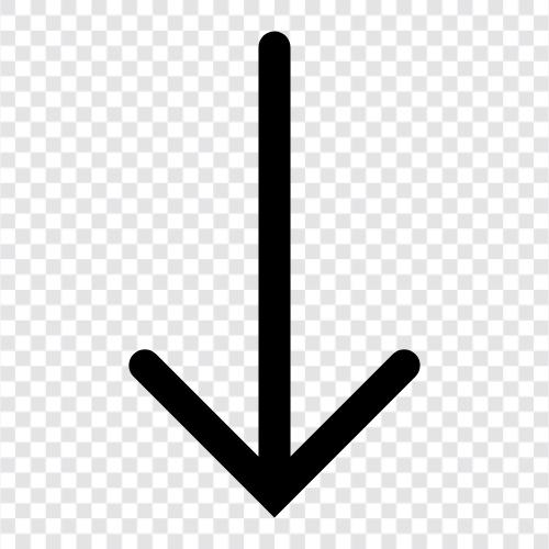 down arrow key, down arrow key binding, down arrow keybindings, down arrow icon svg