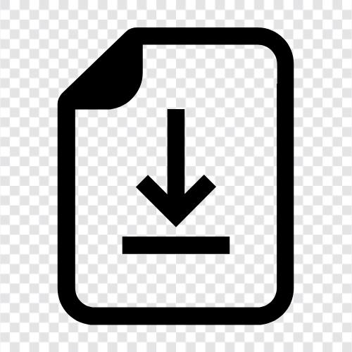 Download Document in Pdf, Download Document for Free, Download Document Online, Download Document icon svg