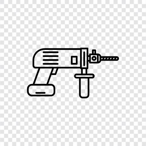 drill, power tools, home improvement, construction icon svg