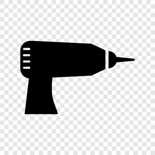 Drill, Power Tool, Tool, Power Drill icon svg