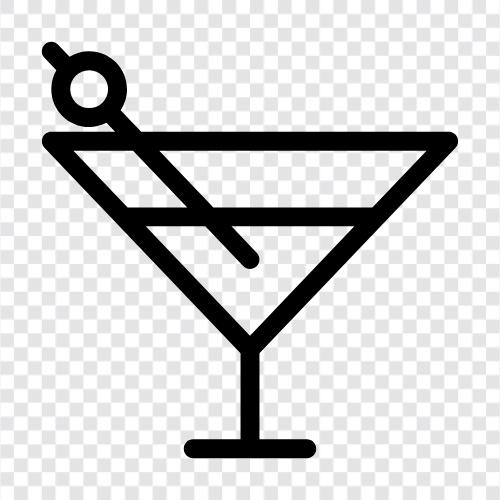 Getränk, alkoholisches Getränk, gemischtes Getränk, Cocktail symbol