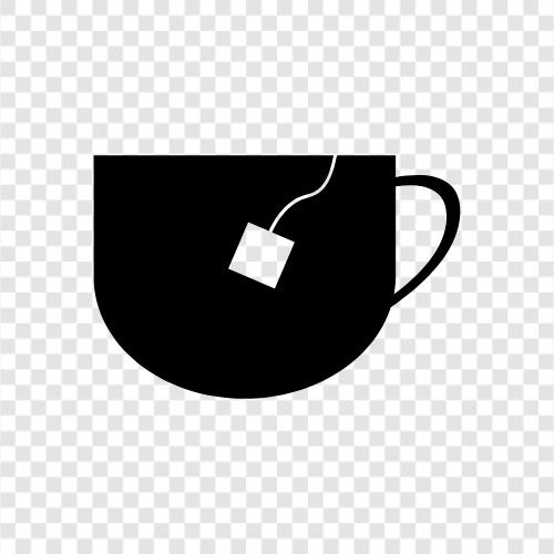 drink, tea bag, tea kettle, black icon svg