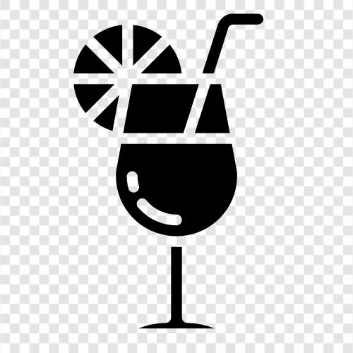 drink, mixed drink, alcoholic drink, tiki drink icon svg