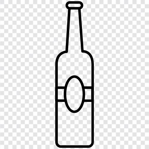 Getränk, Alkoholiker, Champagner, Wein Brandy symbol