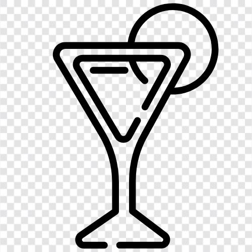 drink, Martini, Manhattan, Rum icon svg