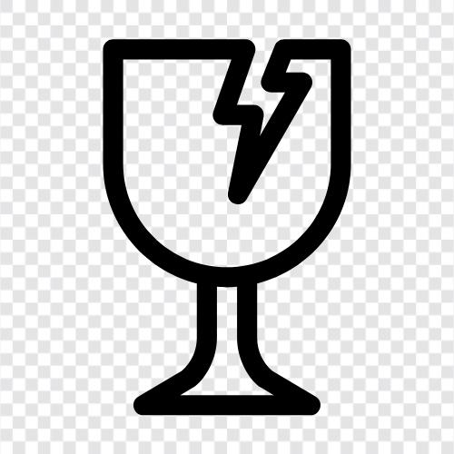 drinking, wine, beaker, flute icon svg