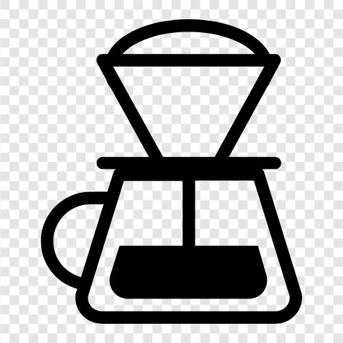 DripKaffeemaschine, Kaffeemaschine, Kaffee, Kaffeemaschine für ein kleines symbol