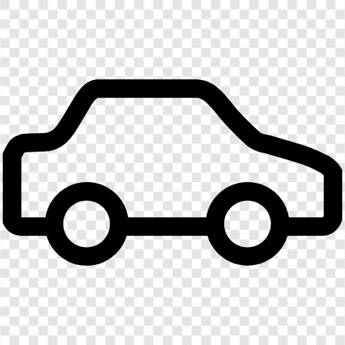 Fahrer, Autofahren, Auto, Autovermietung symbol