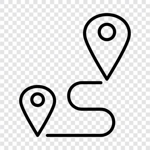 driving, driving directions, map, navigation Значок svg