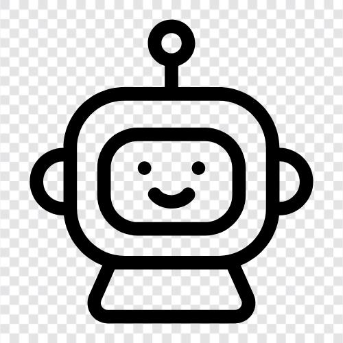 droid, android, robotic, artificial icon svg