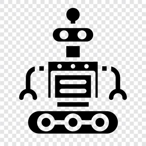 droid, mechanisch, künstlich, maschine symbol