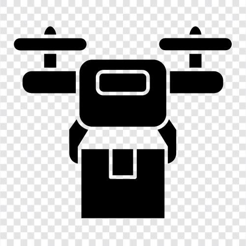 DrohnenLieferservice, DrohnenLieferfirma, DrohnenLiefertechnik, DrohnenLiefersystem symbol