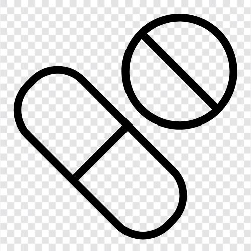 Drogensucht, Sucht, Opioid, Schmerzmittel symbol