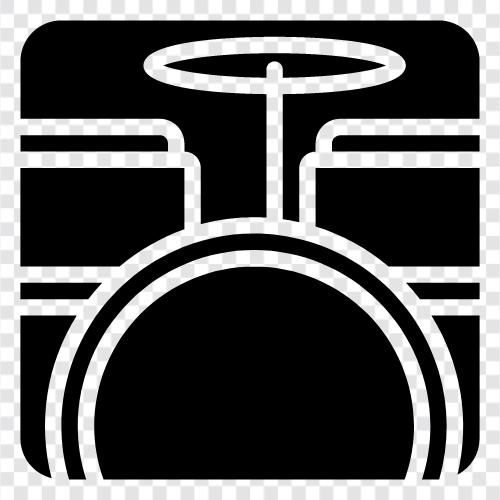 drumming, percussion, music, rhythm icon svg