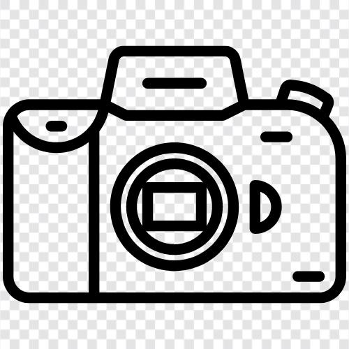 DSLR Camera Lens, DSLR Camera Rear, DSLR Camera Viewfinder, DSLR Camera Front Значок svg