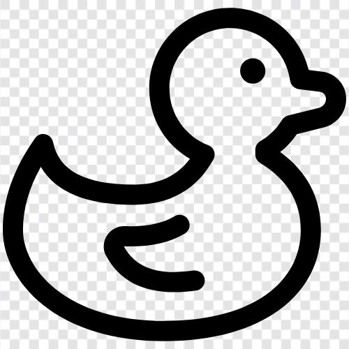 Ördek, Duck ikon svg