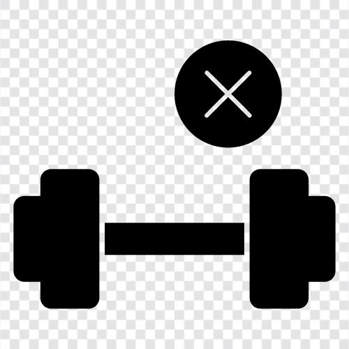 dumbbells, weights, strength, workout icon svg