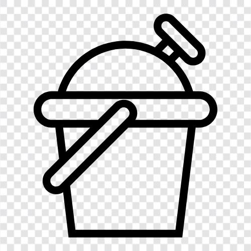 dump, garbage, waste, bucket icon svg