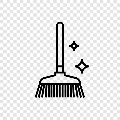 dusting, vacuum, broom, mop icon svg