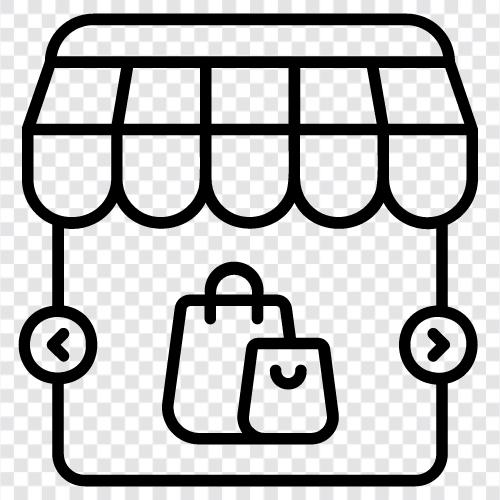 ecommerce, online store, online shop store, online shopping icon svg
