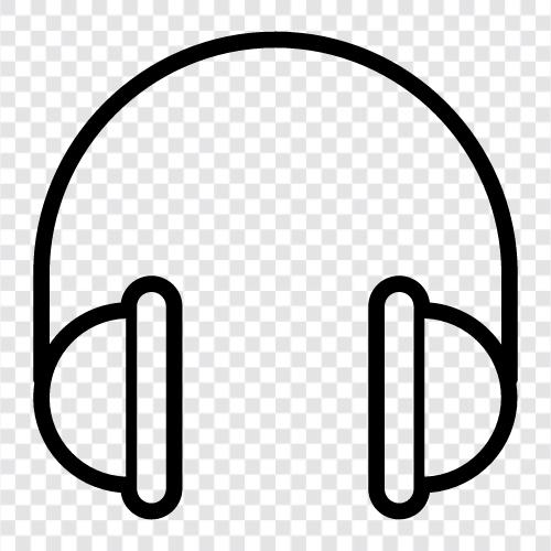 earbuds, noise cancelling, stereo, music icon svg