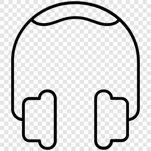 earbuds, inear headphones, overthe-ear headphones, Headphones icon svg