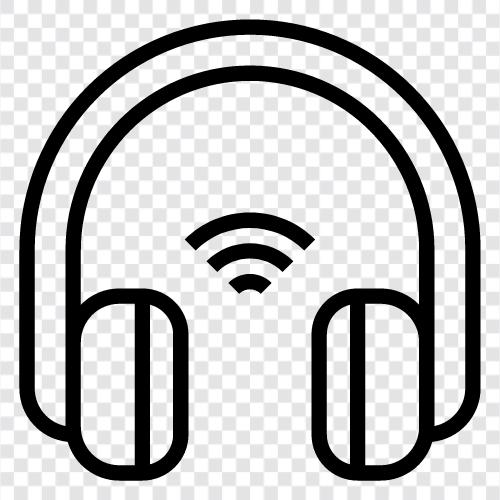 earphones, headphones, sound, music icon svg