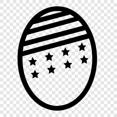 Ostern, Eier, Osterkörbe, Ostereierjagd symbol