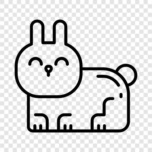 Paskalya, Paskalya yumurtaları, bunny, pet ikon svg